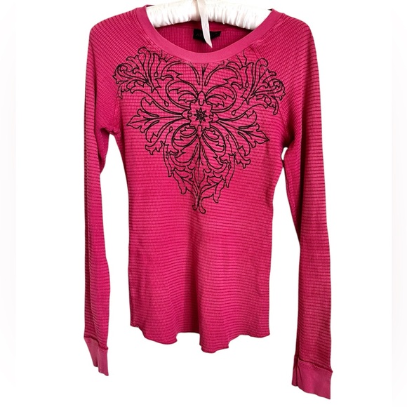 Althea Long Sleeve Graphic Print Top - Picture 6 of 9